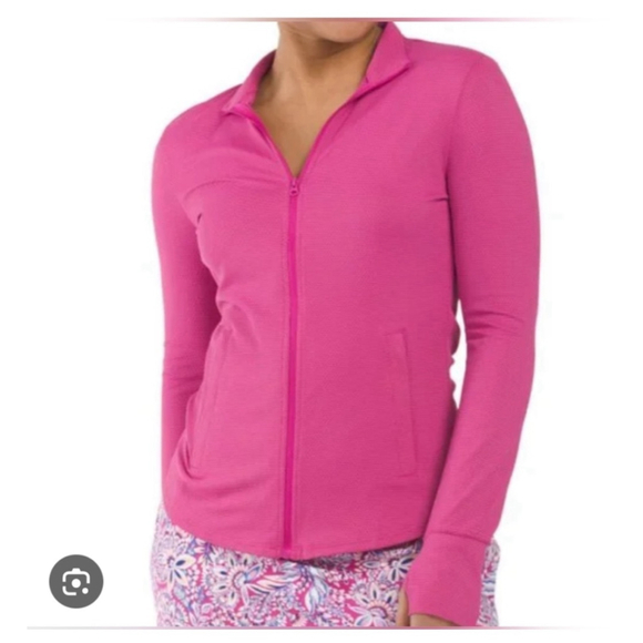 Tommy Bahama Jackets & Blazers - Women's Tommy Bahama Mauve Full Zip Golf Jacket XL NWT